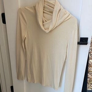 Banana Republic Cream Cowl Neck Sweater